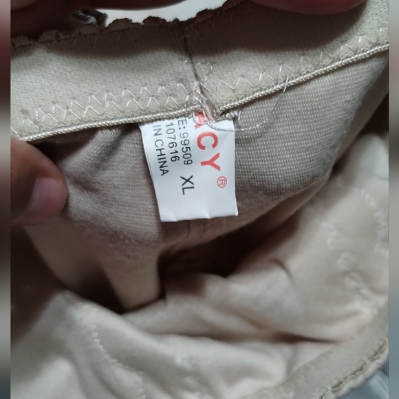 Women's Shapewear Shorts - Black and Cream - Picture 7 of 11